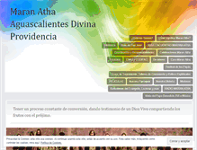 Tablet Screenshot of grupomaranathaaguascalientesdivinaprovidencia.wordpress.com