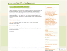 Tablet Screenshot of growyourlizardfood.wordpress.com