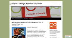 Desktop Screenshot of catalystxchange.wordpress.com