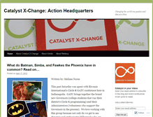 Tablet Screenshot of catalystxchange.wordpress.com