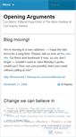 Mobile Screenshot of openingarguments.wordpress.com