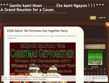Tablet Screenshot of eqhsbatch84.wordpress.com