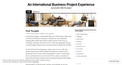 Desktop Screenshot of mbaibproject.wordpress.com