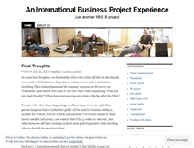 Tablet Screenshot of mbaibproject.wordpress.com