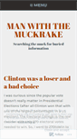 Mobile Screenshot of manwiththemuckrake.wordpress.com