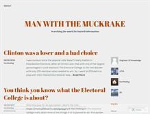 Tablet Screenshot of manwiththemuckrake.wordpress.com