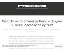 Tablet Screenshot of mywanderingspoon.wordpress.com