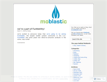 Tablet Screenshot of moblastic.wordpress.com