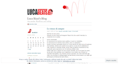 Desktop Screenshot of lucabizzi.wordpress.com