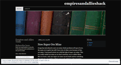 Desktop Screenshot of empiresandallieshack.wordpress.com
