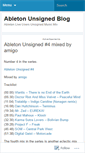 Mobile Screenshot of abletonunsigned.wordpress.com
