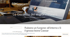 Desktop Screenshot of mononeuronico.wordpress.com