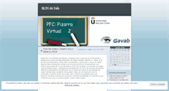 Desktop Screenshot of pfcinescalvo.wordpress.com