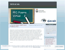 Tablet Screenshot of pfcinescalvo.wordpress.com