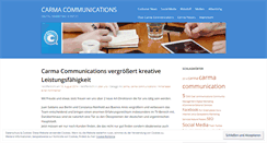 Desktop Screenshot of carmacommunications.wordpress.com