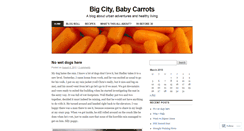 Desktop Screenshot of bigcitybabycarrots.wordpress.com