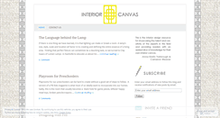 Desktop Screenshot of interiorcanvas.wordpress.com