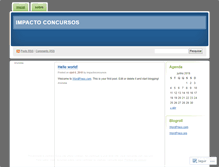 Tablet Screenshot of impactoconcursos.wordpress.com
