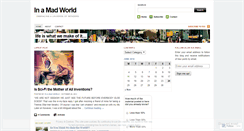 Desktop Screenshot of inamadworld.wordpress.com