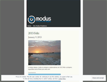 Tablet Screenshot of modusprodutora.wordpress.com