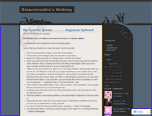 Tablet Screenshot of biosciencebiz.wordpress.com
