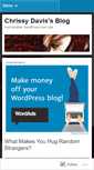Mobile Screenshot of chrissydavis.wordpress.com