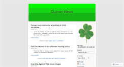 Desktop Screenshot of clovernews.wordpress.com