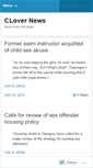 Mobile Screenshot of clovernews.wordpress.com