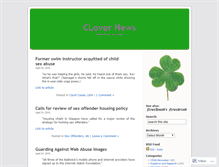 Tablet Screenshot of clovernews.wordpress.com