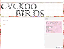 Tablet Screenshot of cuckoobirds.wordpress.com