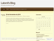 Tablet Screenshot of laloml.wordpress.com