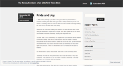 Desktop Screenshot of newadventuresoldmom.wordpress.com