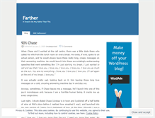 Tablet Screenshot of farther.wordpress.com