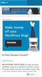 Mobile Screenshot of cenpeerreview.wordpress.com