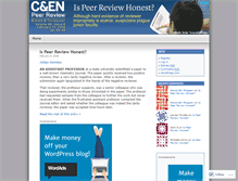 Tablet Screenshot of cenpeerreview.wordpress.com