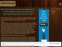 Tablet Screenshot of helfendeengel.wordpress.com