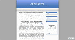 Desktop Screenshot of abimberuas.wordpress.com