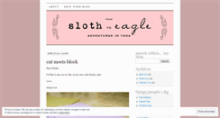 Desktop Screenshot of fromslothtoeagle.wordpress.com