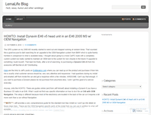 Tablet Screenshot of lemalife.wordpress.com