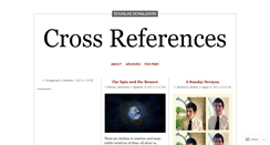 Desktop Screenshot of crossreferences.wordpress.com