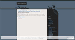 Desktop Screenshot of nerdynick.wordpress.com