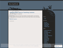 Tablet Screenshot of nerdynick.wordpress.com