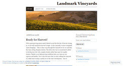 Desktop Screenshot of landmarkwine.wordpress.com