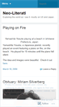 Mobile Screenshot of neoliterati.wordpress.com