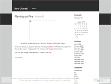 Tablet Screenshot of neoliterati.wordpress.com