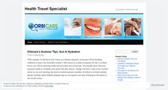 Desktop Screenshot of orbicare.wordpress.com