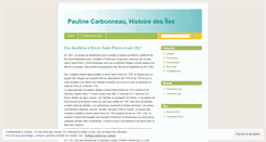 Desktop Screenshot of paulinecarbonneau34.wordpress.com