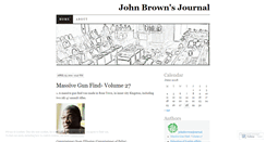 Desktop Screenshot of johnbrownsjournal.wordpress.com