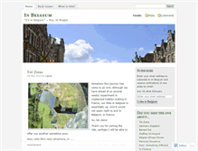 Tablet Screenshot of inbelgium.wordpress.com