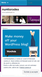 Mobile Screenshot of nuntioradea.wordpress.com